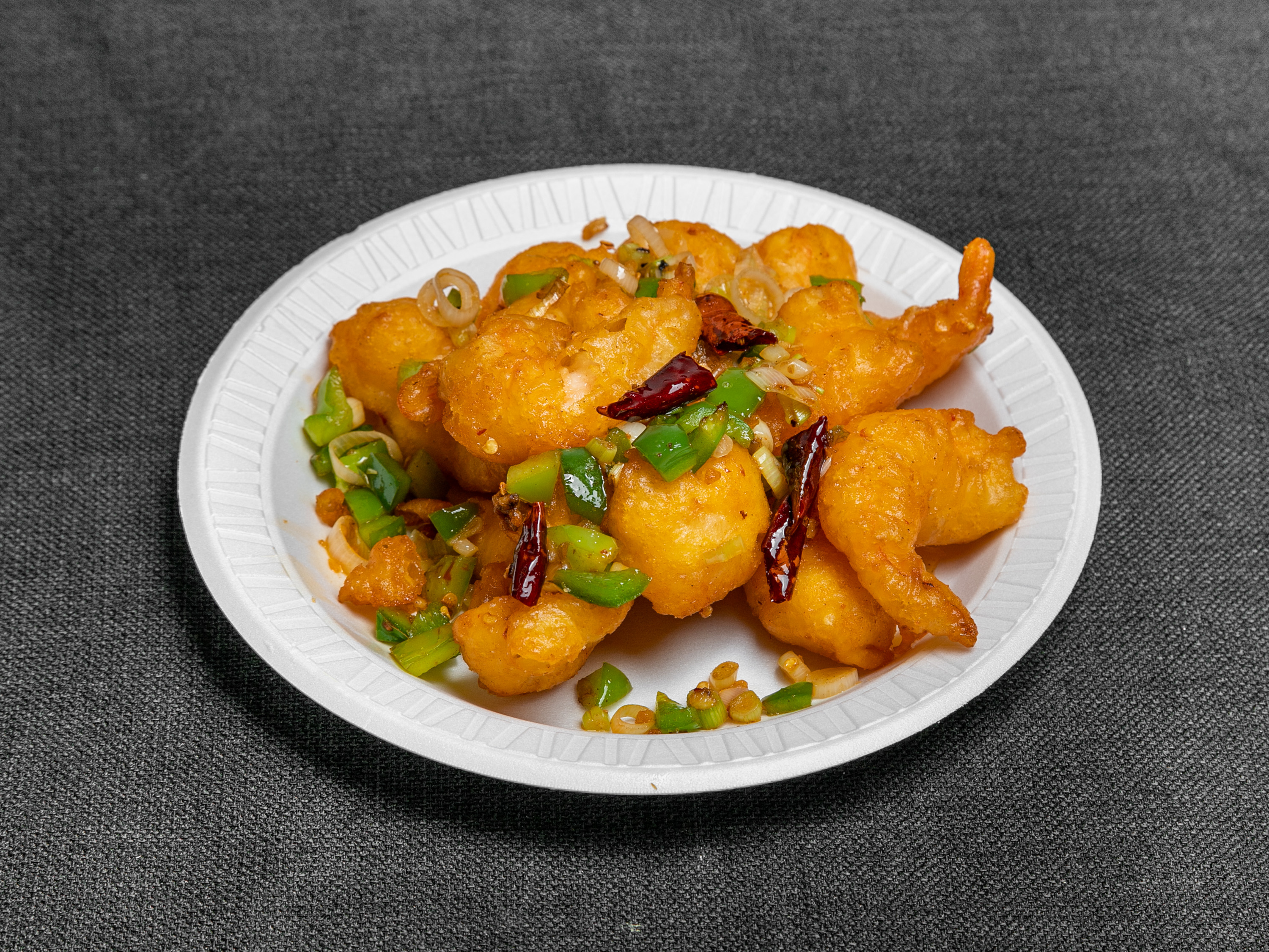 Order Q5. Shrimp with Salt and Pepper food online from New Ho Toy store, Dorchester on bringmethat.com