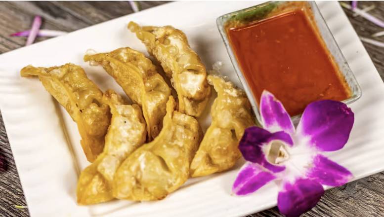 Order Chicken and Pork Dumplings food online from May Thai Kitchen store, Alameda on bringmethat.com