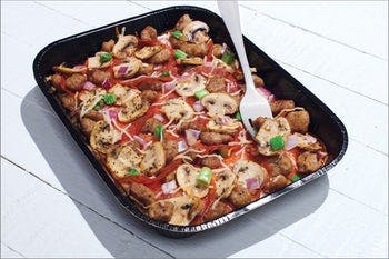 Order Create Your Own Crustless Keto Friendly Pizza - Medium (7''x9'' Tray) food online from Papa Murphy Pizza store, South Ogden on bringmethat.com