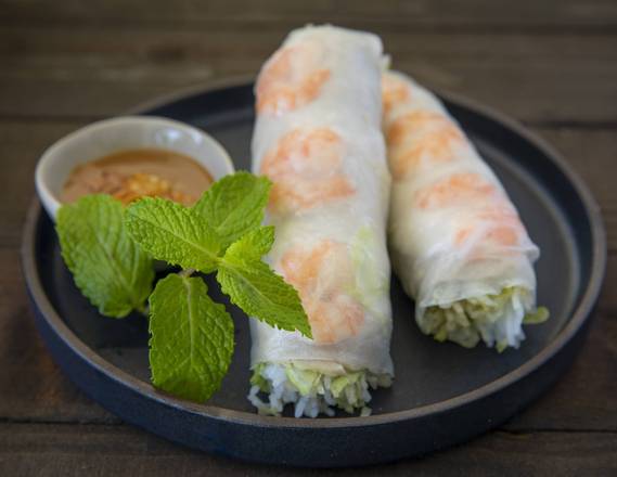 Order Pork and Shrimp Spring Roll (2rolls) food online from Lee Sandwiches store, San Jose on bringmethat.com