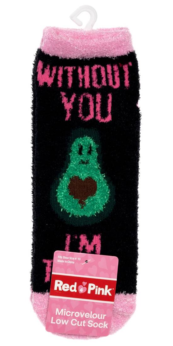 Order RED & PINK, MICROVELOUR LOW CUT SOCK, Assorted food online from Cvs store, WILLIMANTIC on bringmethat.com