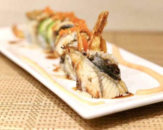 Order Dragon Roll food online from Kampai Sushi store, Los Alamitos on bringmethat.com