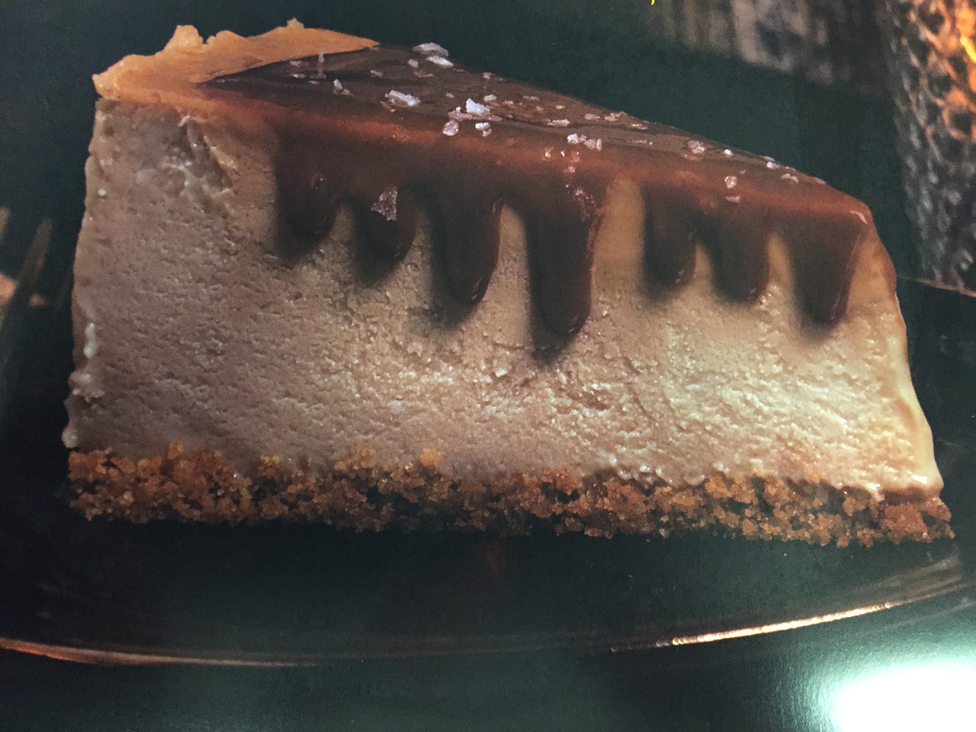 Order Caramel Salted Cheesecake Slice food online from Pizza boy store, Glendale on bringmethat.com