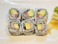 Order Yellowtail Avocado Roll food online from Yan Asian Restaurant store, Rutherford on bringmethat.com
