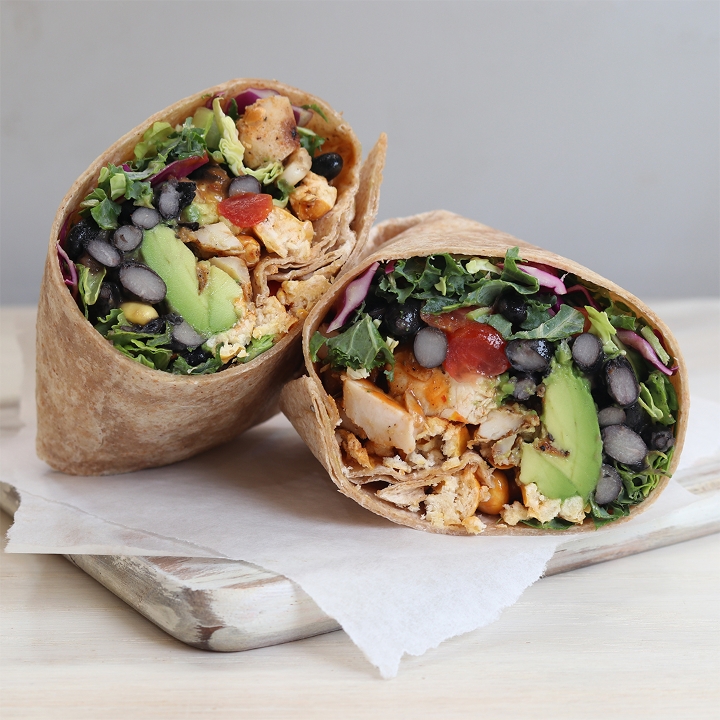 Order Southwest Chicken Wrap food online from B.Good store, Newton Highlands on bringmethat.com