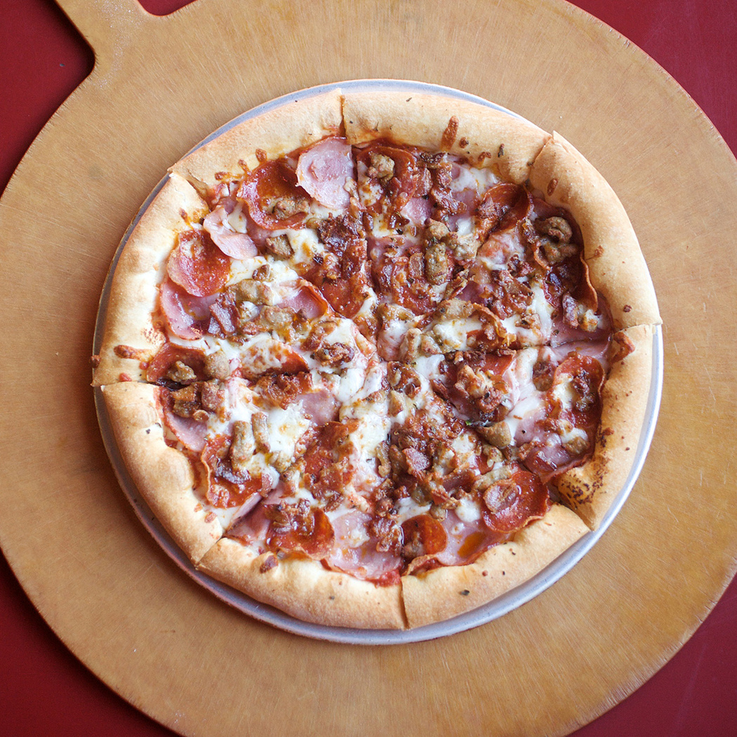 Order Meateater Pizza food online from DoubleDave's Pizzaworks store, Denton on bringmethat.com