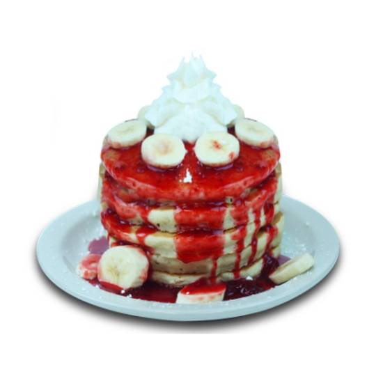 Order Strawberry Banana - Full (5 Pancakes) food online from We Pancakes store, Midwest City on bringmethat.com