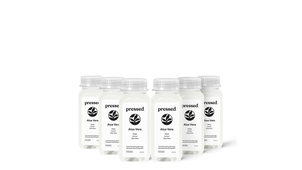 Order Aloe Vera Shot 6-Pack | Hydration Shots food online from Pressed store, Carlsbad on bringmethat.com