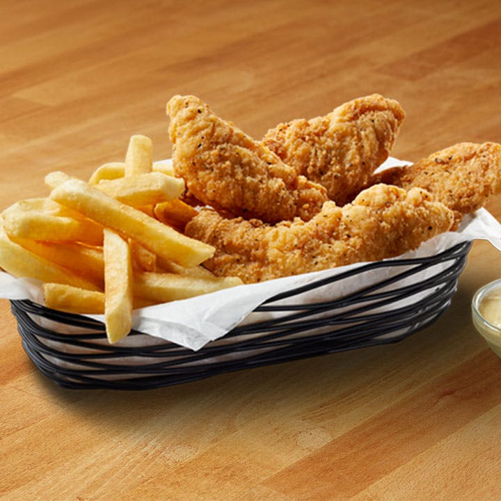 Order Chicken Tenders with Fries Basket - Chicken Tenders with Fries Basket food online from Papa Gino's store, Falmouth on bringmethat.com