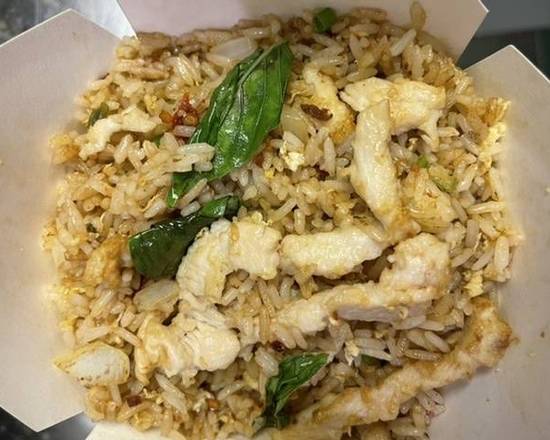Order Spicy Basil Chicken Fried Rice  food online from Asian Wok store, Alexandria on bringmethat.com
