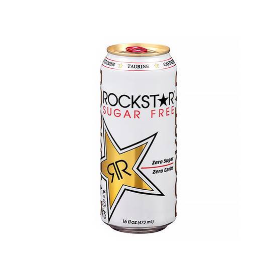Order Rockstar Energy Drink - Sugar Free 16oz food online from Pink Dot El Cajon store, El Cajon on bringmethat.com