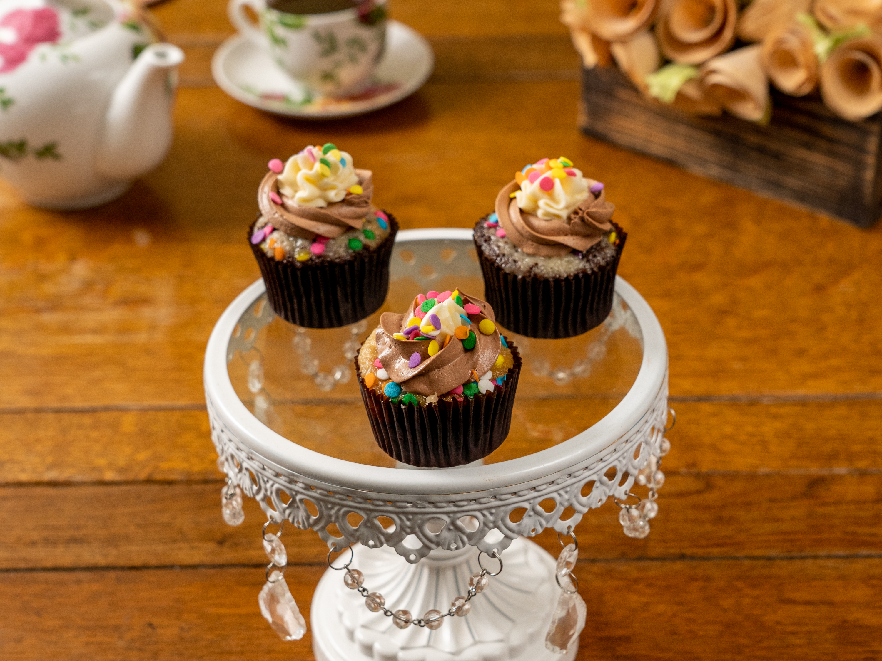 Order Very Merry Un-Birthday Cupcake food online from Yummy Finds store, Victoria on bringmethat.com