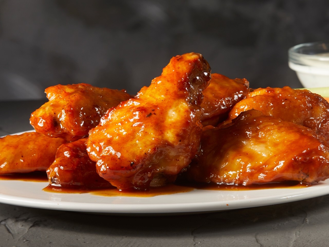 Order Honey Garlic Wings (Medium) food online from Wing Squad store, Chicago on bringmethat.com