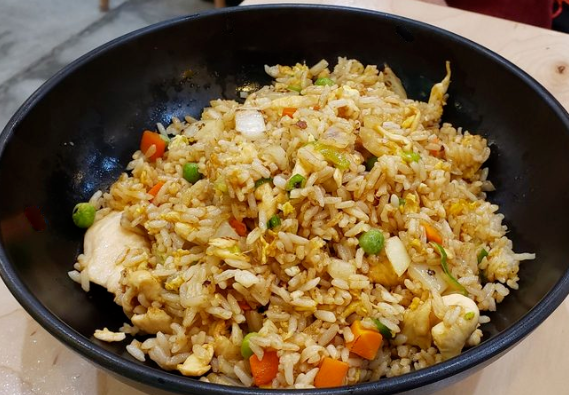 Order Chicken Fried Rice - 鸡炒饭 food online from Lanzhou Hand Pull Noodle store, Gaithersburg on bringmethat.com