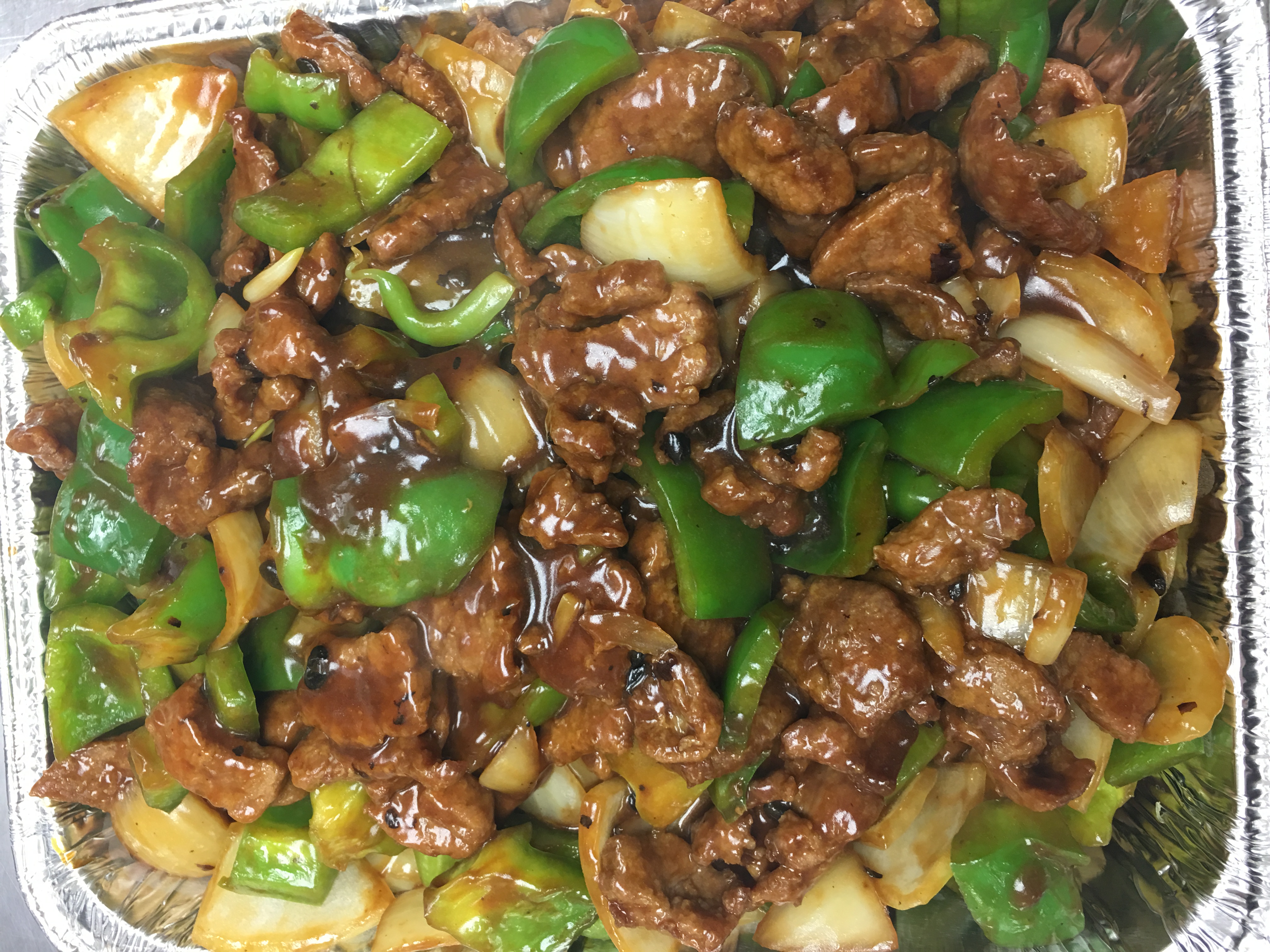 Order Party Tray Pepper Steak food online from China China store, Joliet on bringmethat.com