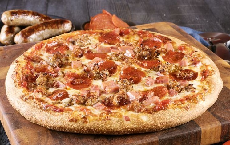 Order Meat Lovers food online from Pats Select Pizza | Grill store, Smyrna on bringmethat.com