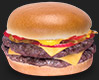 Order 1/3 lb. Double Cheese Steakburger food online from Spangles store, Park City on bringmethat.com