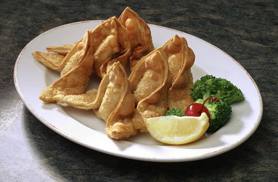 Order 6 Crab Rangoons food online from Gk Mongolian Bbq store, Stockton on bringmethat.com