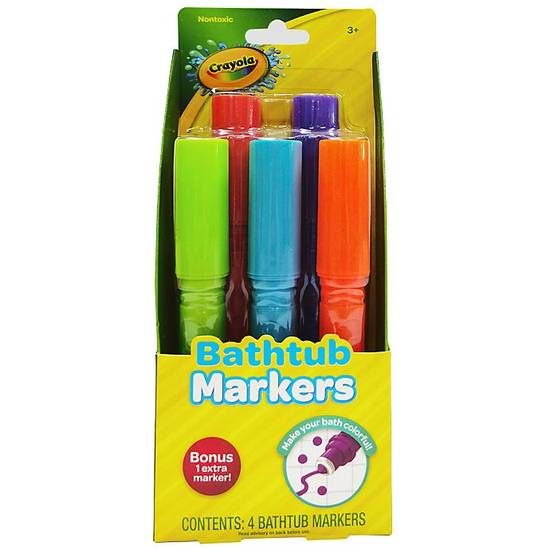 Order Crayola® 4-Pack Bathtub Markers food online from Bed Bath &Amp; Beyond store, Hillsborough County on bringmethat.com