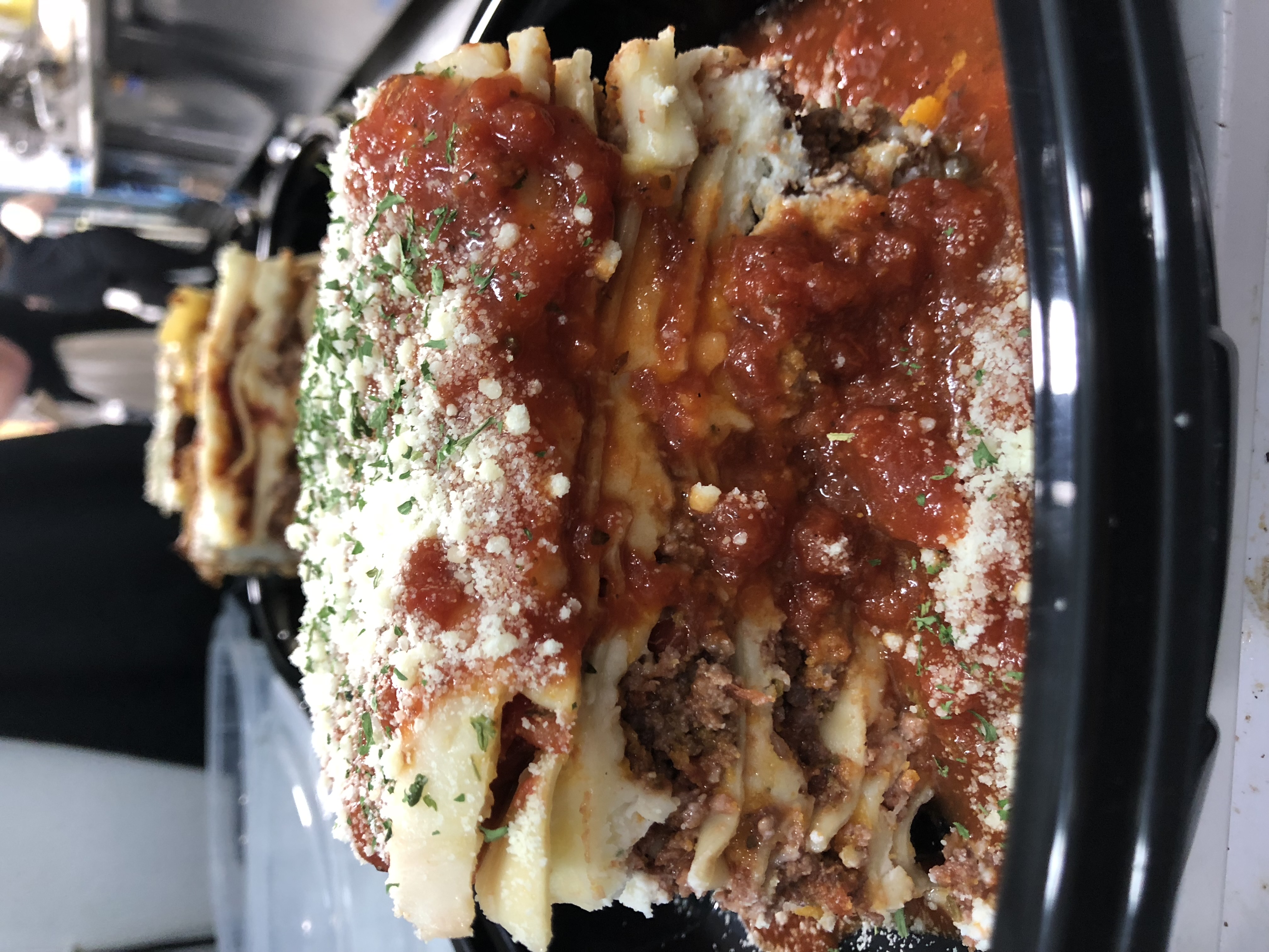 Order Jumbo Italian Meat Lasagna for 2 food online from Due Fratelli store, New Windsor on bringmethat.com