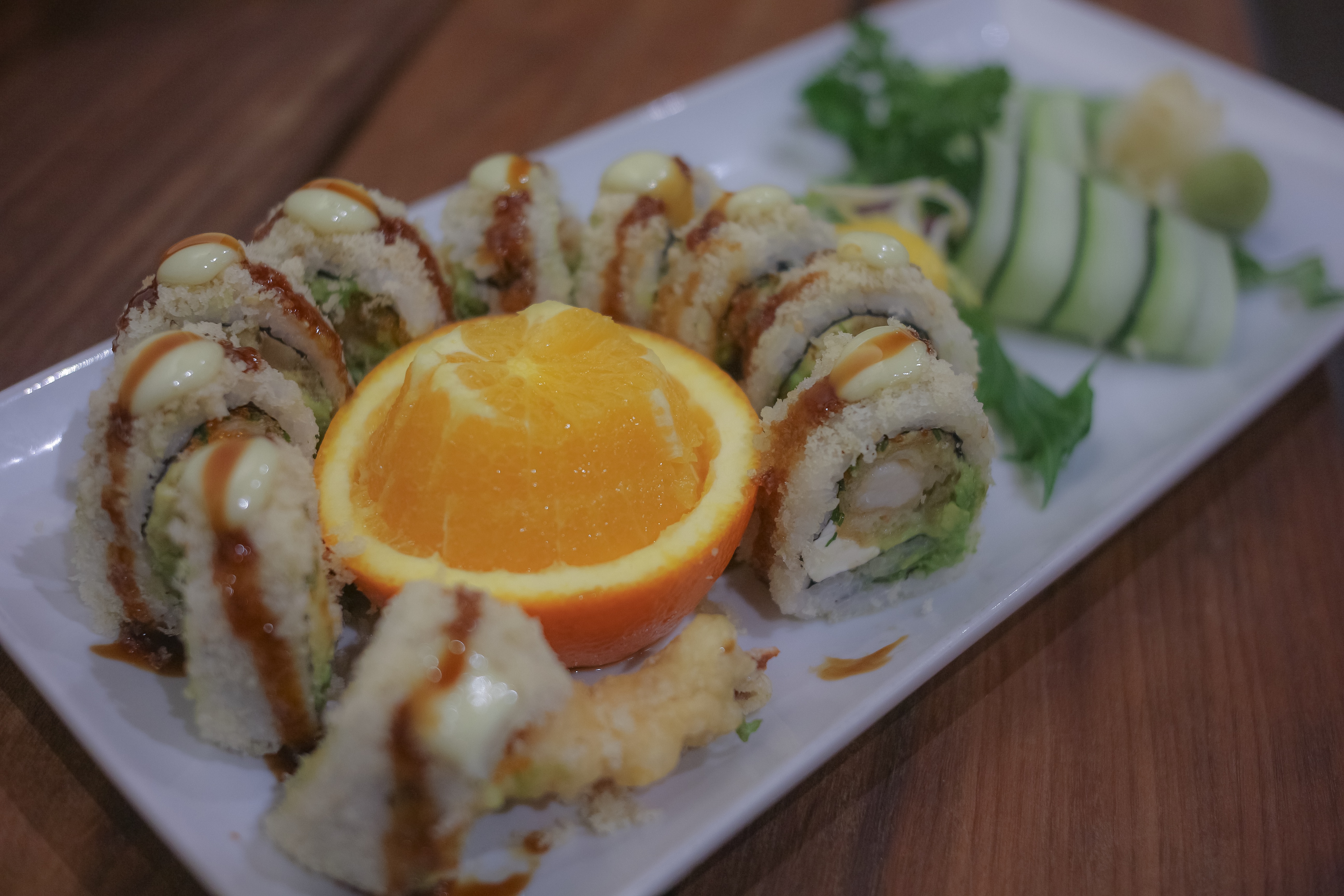 Order Fukudome Roll food online from Hot Woks Cool Sushi On Adams store, Chicago on bringmethat.com