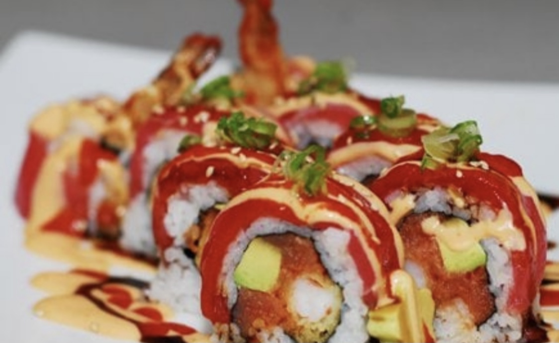 Order 7.Sunset food online from Avocado Roll & Sushi store, Fullerton on bringmethat.com