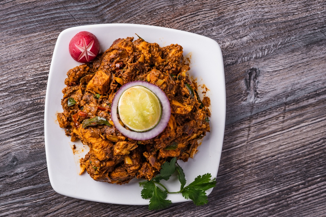 Order Chicken Chukka (Chefs Special, GF) food online from Lime & Lemon Indian Grill store, Raleigh on bringmethat.com