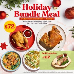 Order Holiday Bundle Meal food online from Max Restaurant store, Waipahu on bringmethat.com