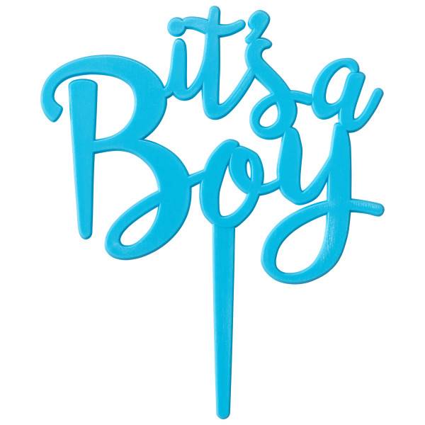 Order "It's aboy" cake topper (nonedible) food online from La Patisserie store, Cupertino on bringmethat.com
