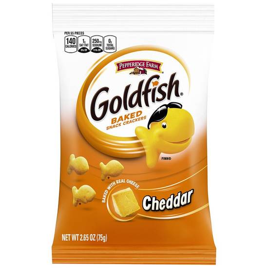 Order Goldfish Grab Bag Cheddar food online from Fastbreak Convenience Store - Stewart Ave Market store, Medford on bringmethat.com