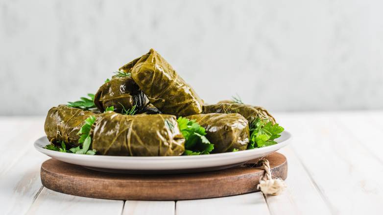 Order Grape Leaves Solo food online from Bruins Shawarma Bar store, Los Angeles on bringmethat.com