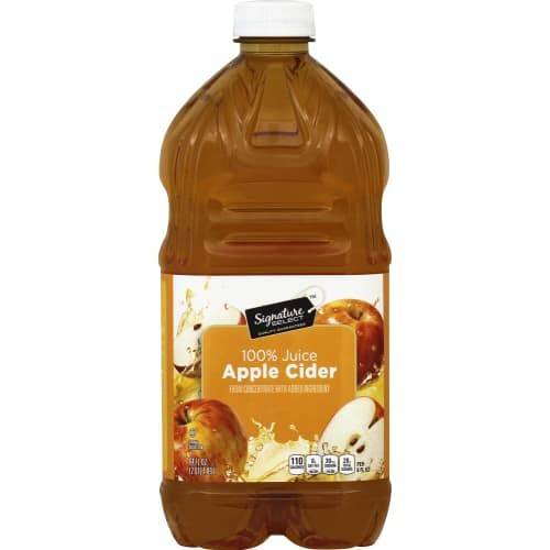 Order Signature Select · Apple Cider Juice (64 fl oz) food online from Jewel-Osco store, Plainfield on bringmethat.com