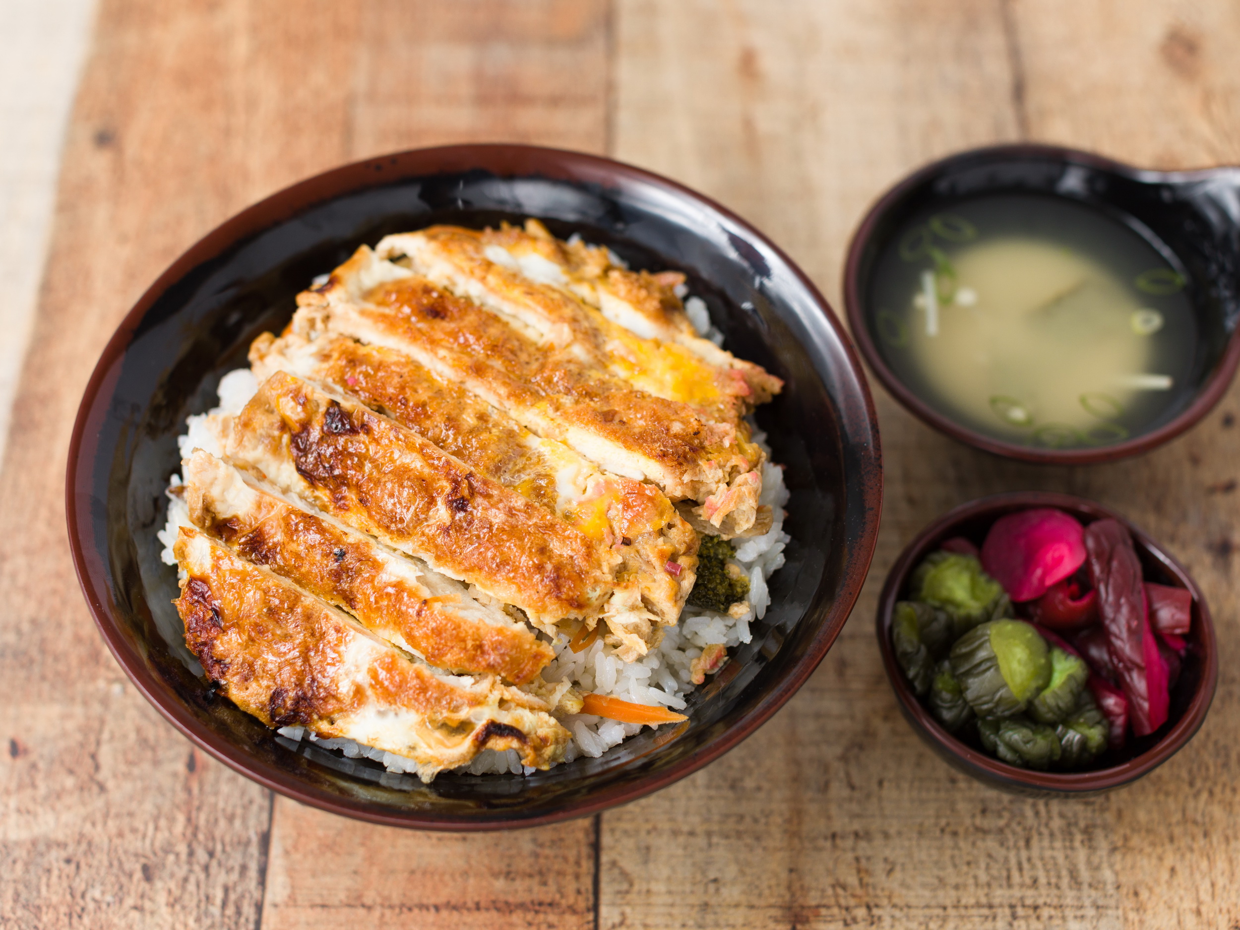 Order Katsu Don with Chicken food online from Kumo Sushi store, Brooklyn on bringmethat.com