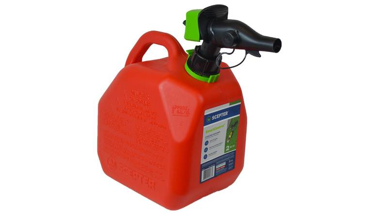 Order Scepter Smartcontrol Gas Can Fr1G201 Red- 2 Gal food online from Trumbull Mobil store, Trumbull on bringmethat.com