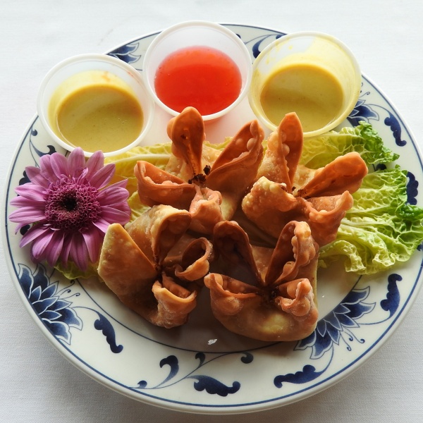 Order Crab Rangoon food online from May Dragon Chinese Restaurant store, Dallas on bringmethat.com