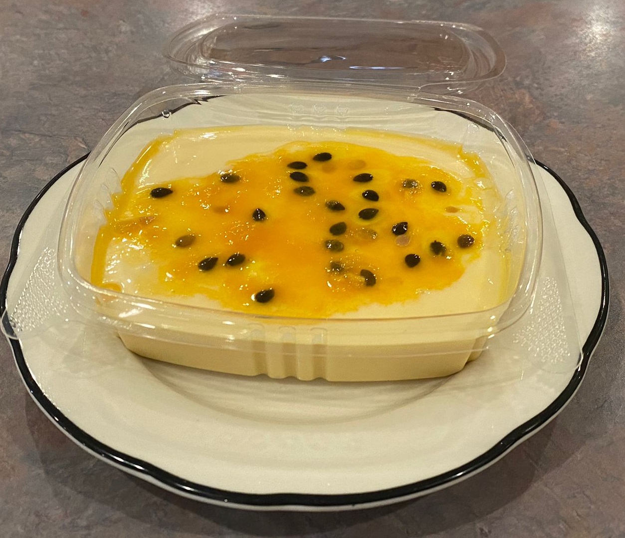 Order Passion Fruit Mousse food online from Oliveiras Peabody store, Peabody on bringmethat.com