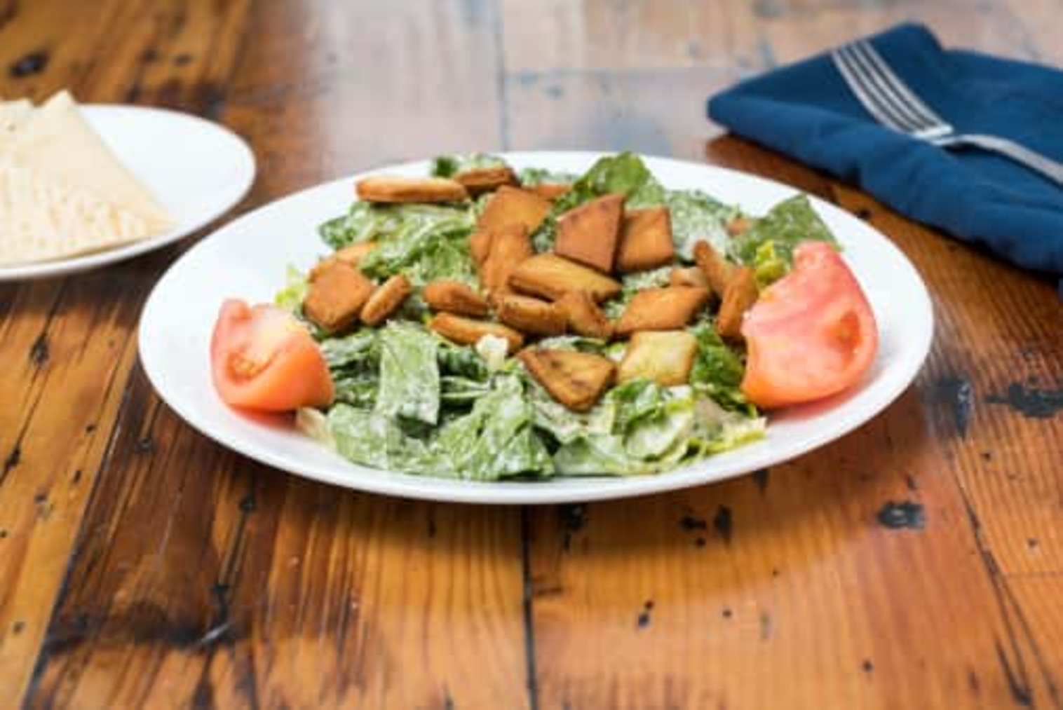 Order CAESAR SALAD food online from Little Greek Fresh Grill store, Youngstown on bringmethat.com
