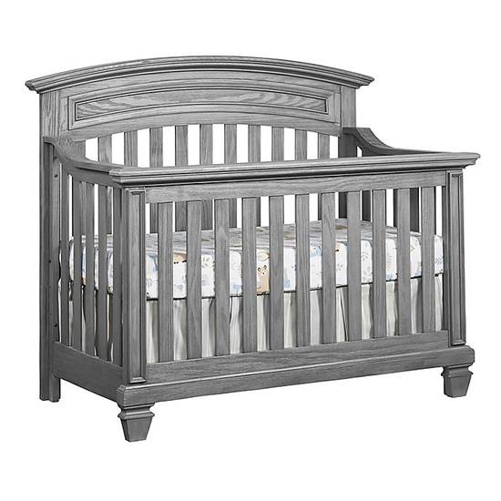 Order Oxford Baby® Richmond 4-in-1 Convertible Crib in Brushed Grey food online from Bed Bath & Beyond store, Westminster on bringmethat.com