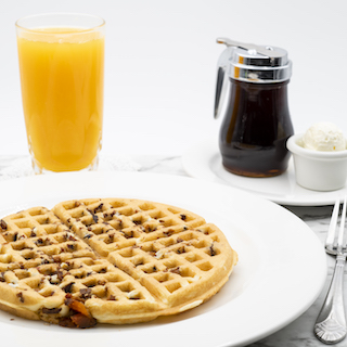 Order Bacon Waffle food online from The Original Pancake House store, Fort Worth on bringmethat.com