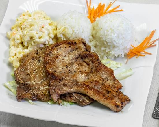 Order Grilled Pork Chop food online from Oh My Grill store, Honolulu on bringmethat.com
