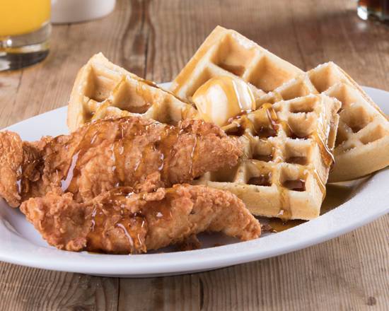 Order Chicken & Waffles food online from Kings Family store, Monroeville on bringmethat.com