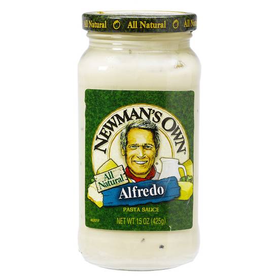 Order Newman's Own All Natural Alfredo 15oz food online from Everyday Needs by Gopuff store, Stamford on bringmethat.com