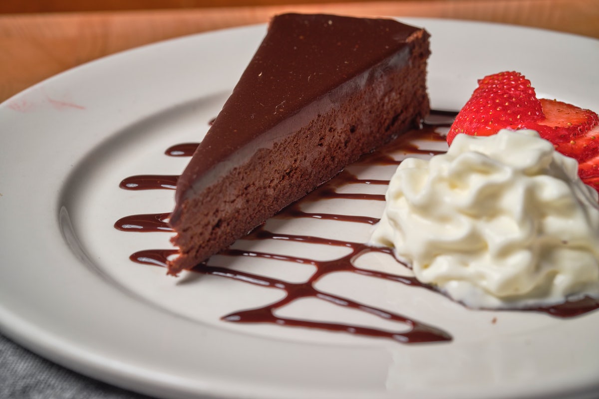 Order Chocolate Flourless Torte food online from Bertuccis Restaurant store, Springfield on bringmethat.com