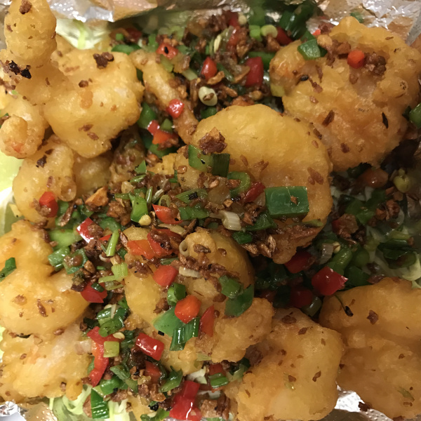 Order Salt and Pepper Shrimp food online from XO Chinese Food store, Las Vegas on bringmethat.com