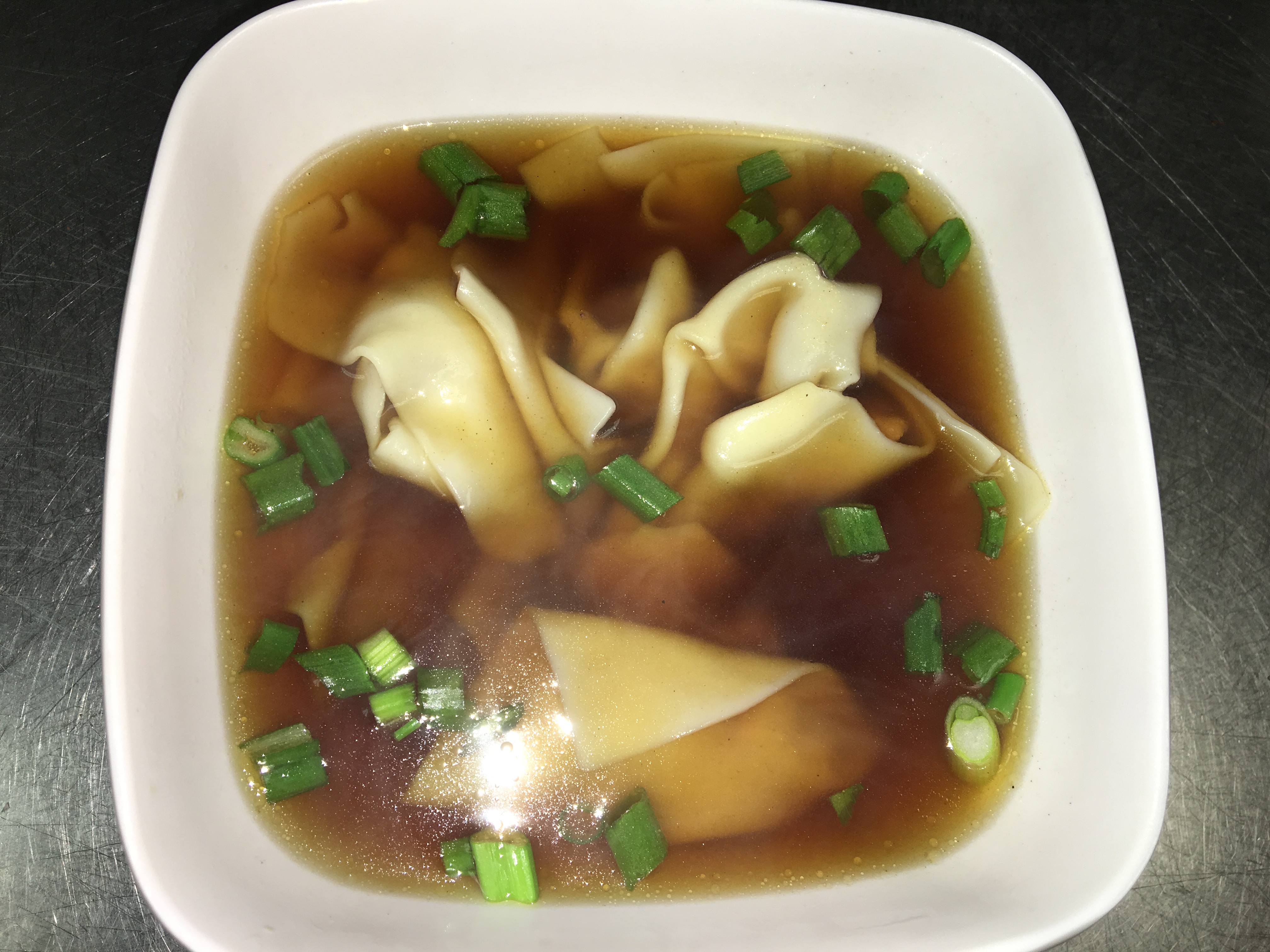 Order C2. Wonton Soup 馄饨汤 food online from Red Chili store, Syracuse on bringmethat.com