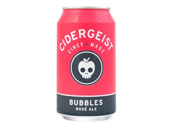 Order Cidergeist Bubbles Rosé Ale - 6x 12oz Cans food online from Leo's Liquor store, Chicago on bringmethat.com