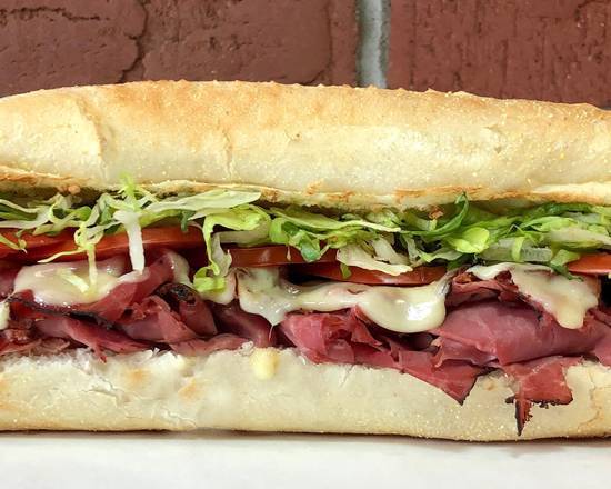 Order Large Smoked Pastrami Sub Sandwich food online from Stack Subs store, Lakewood on bringmethat.com