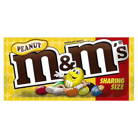 Order M&M Peanut Sharing Size 3.27oz food online from 7-Eleven store, Bakersfield on bringmethat.com