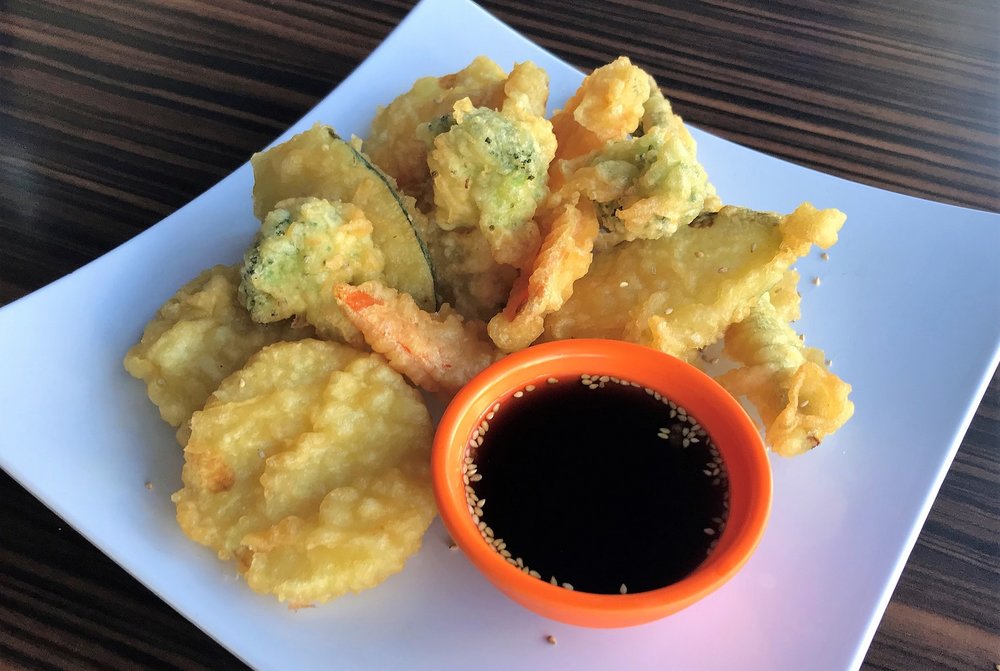 Order Veggie Tempura food online from Naked Fish Japanese Restaurant store, Chino Hills on bringmethat.com