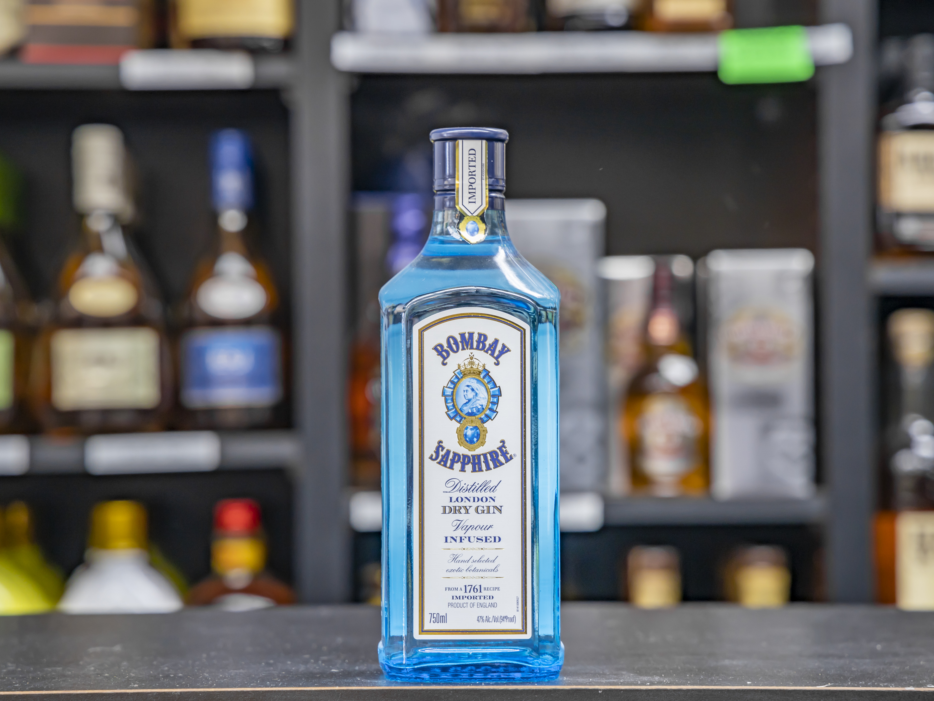 Order 750 ML BOMBAY SAPPHIRE LONDON DRY GIN food online from Harry's Market store, San Diego on bringmethat.com